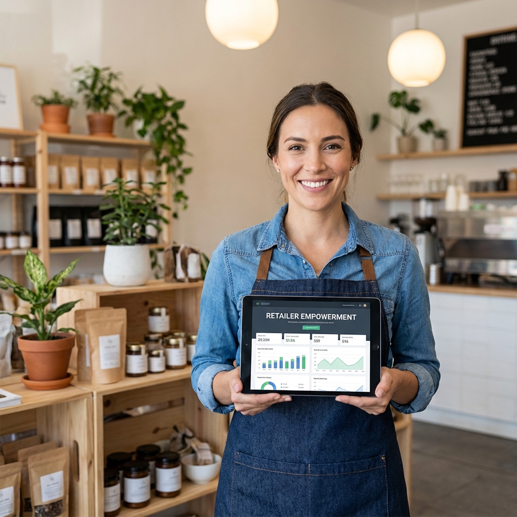 Retailer with dashboard